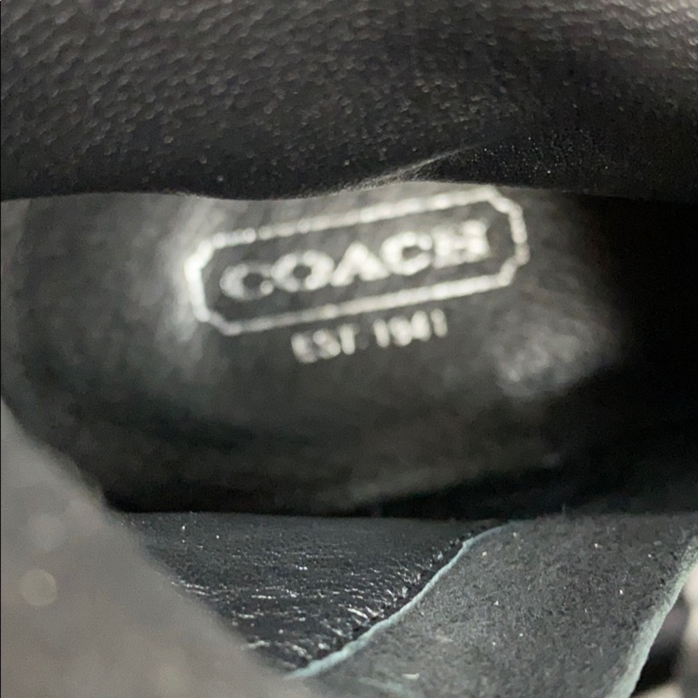 Coach Gorgeous Buttery Leather Tall Zip Up Boots - Picture 8 of 8